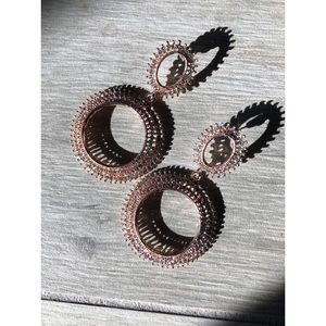 New York & Company Rose Gold Earrings
